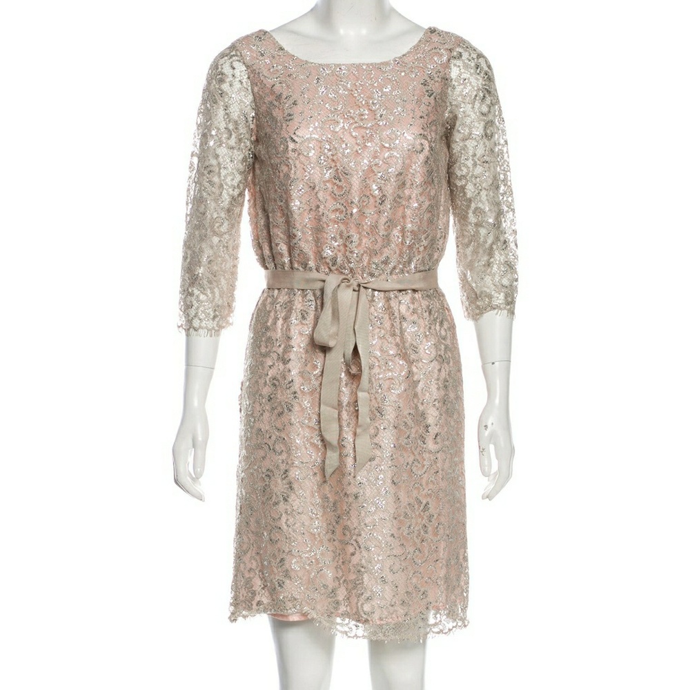 NWOT Shoshanna metallic dress. Size 2.